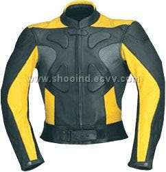 leather motorbike jacket