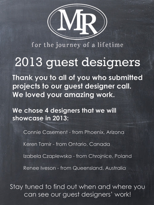2013 Guest Designers