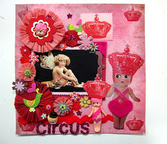 Circus Cupie Scrapbook Layout! 6