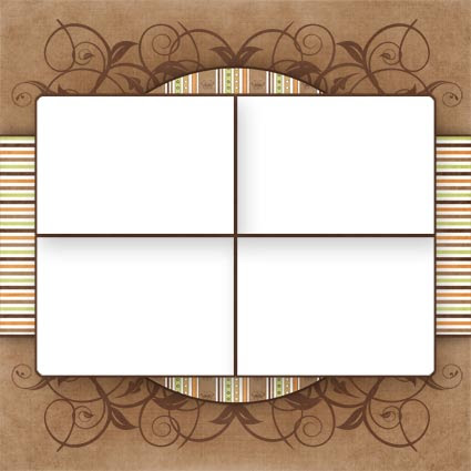 No Reimer Reason - Free Digital Scrapbook Quick Page - Click for larger preview