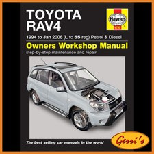 Haynes Toyota RAV4 Petrol &amp; Diesel (1994 - Jan 2006) L - 55 Workshop ...