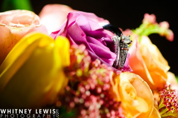 Bouquet wedding rings
