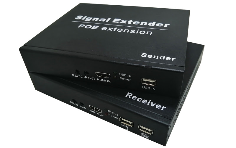 Iphup 200d Hdmi Usb Ir Poe Extender Shenzhen Langheng Technology Co Ltd