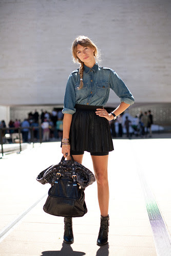 denim-shirt-street-style-new-york-fashion-week