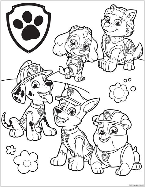  paw patrol 39 coloring pages chase paw patrol coloring pages