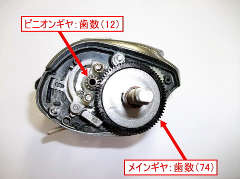 ベイトリールの構造 スプールが回転する仕組みとギヤ比