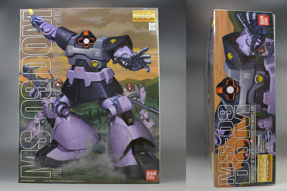Mg Ms 09 ドムのパッケージ ランナー レビュー ガンダムブログはじめました