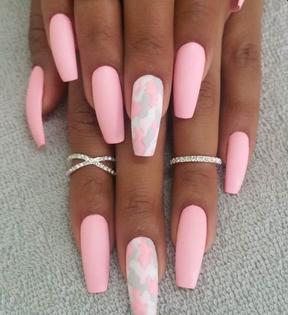 Coffin Nails Inspiration | 35 Gorgeous Coffin Shaped Nails