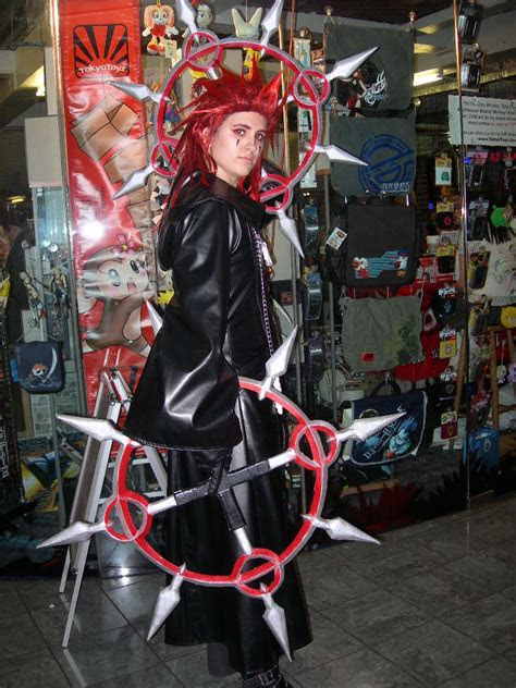 axel cosplay trademark pose  kellyjane  deviantart