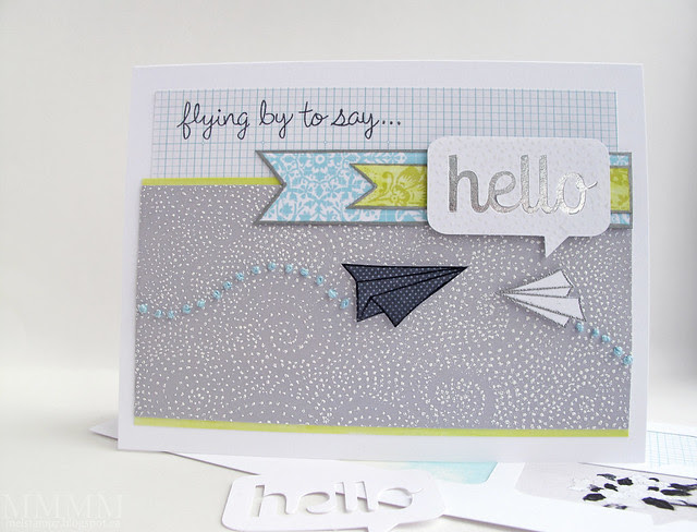 flying by lawn fawn card