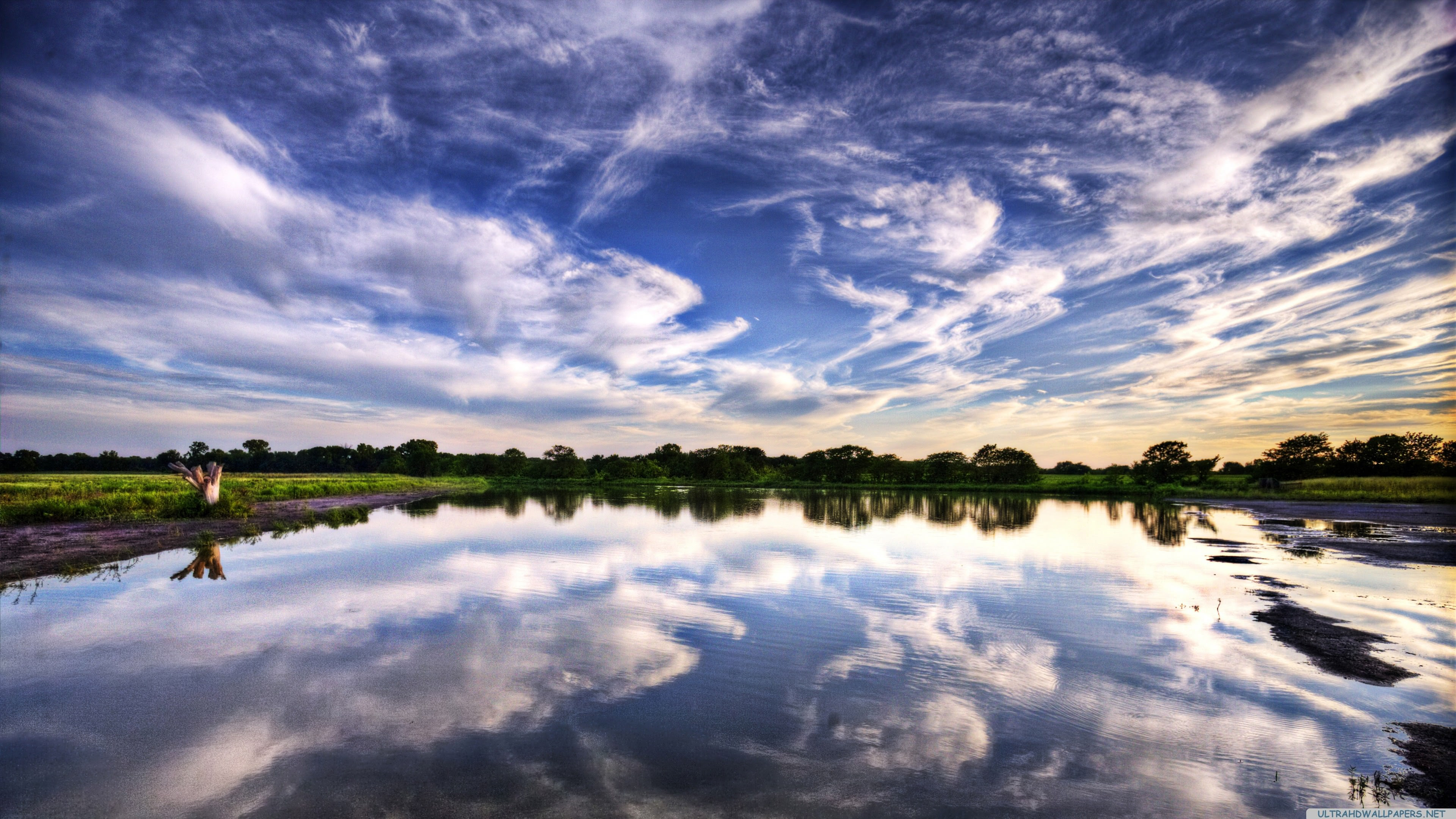 Landscape Clouds Kukai Blue 4k Wallpaper Com
