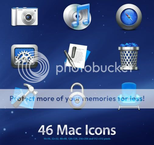 MAC OS X Style Icons