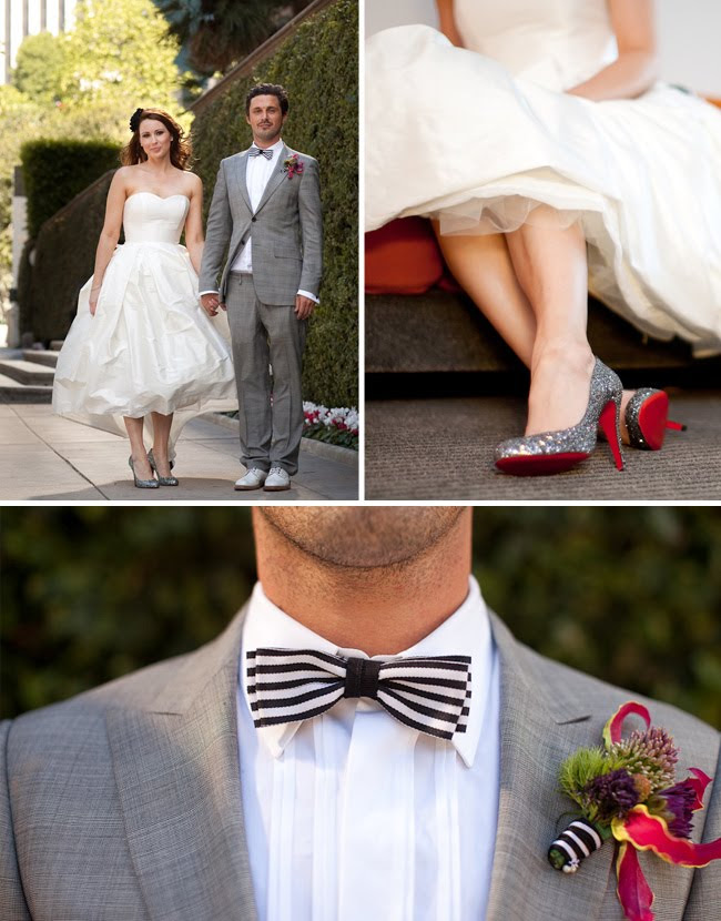 Real Wedding: Mary + Stefan's Artsy Halloween Wedding | Green ...