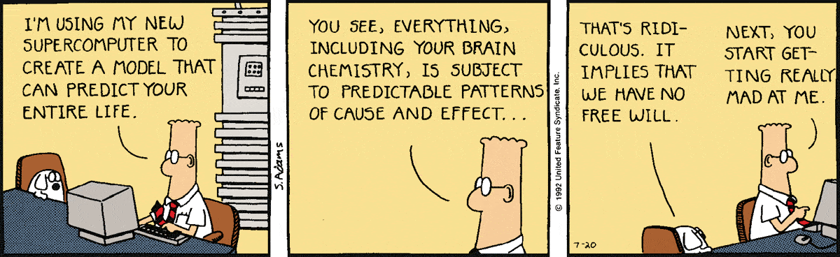 Дилберт 20 июля 1992 г.