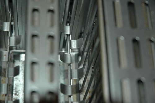 Inside the toaster