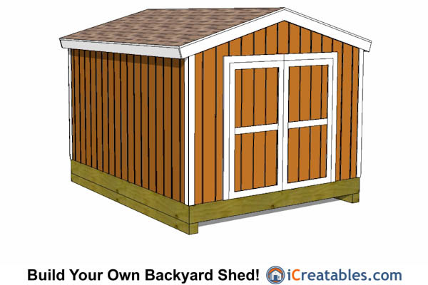 10x12 Shed Plans Building Your Own Storage Shed iCreatables