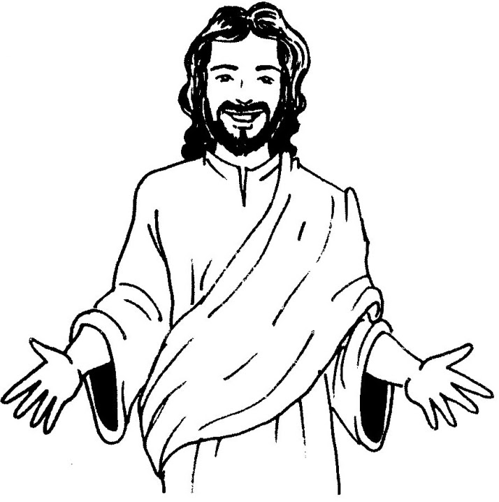 Download Black And White Pictures Of Jesus - Cliparts.co