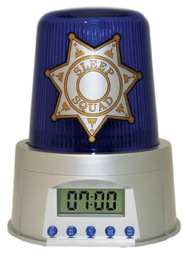  Easypix SquadClock Réveil Sirène de Police
