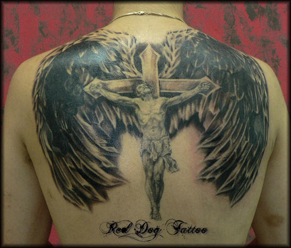 wings tattoo
