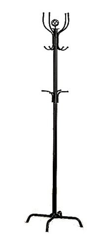 Black Friday Coat Rack/Stand in Satin Black Metal Spider Style Deals