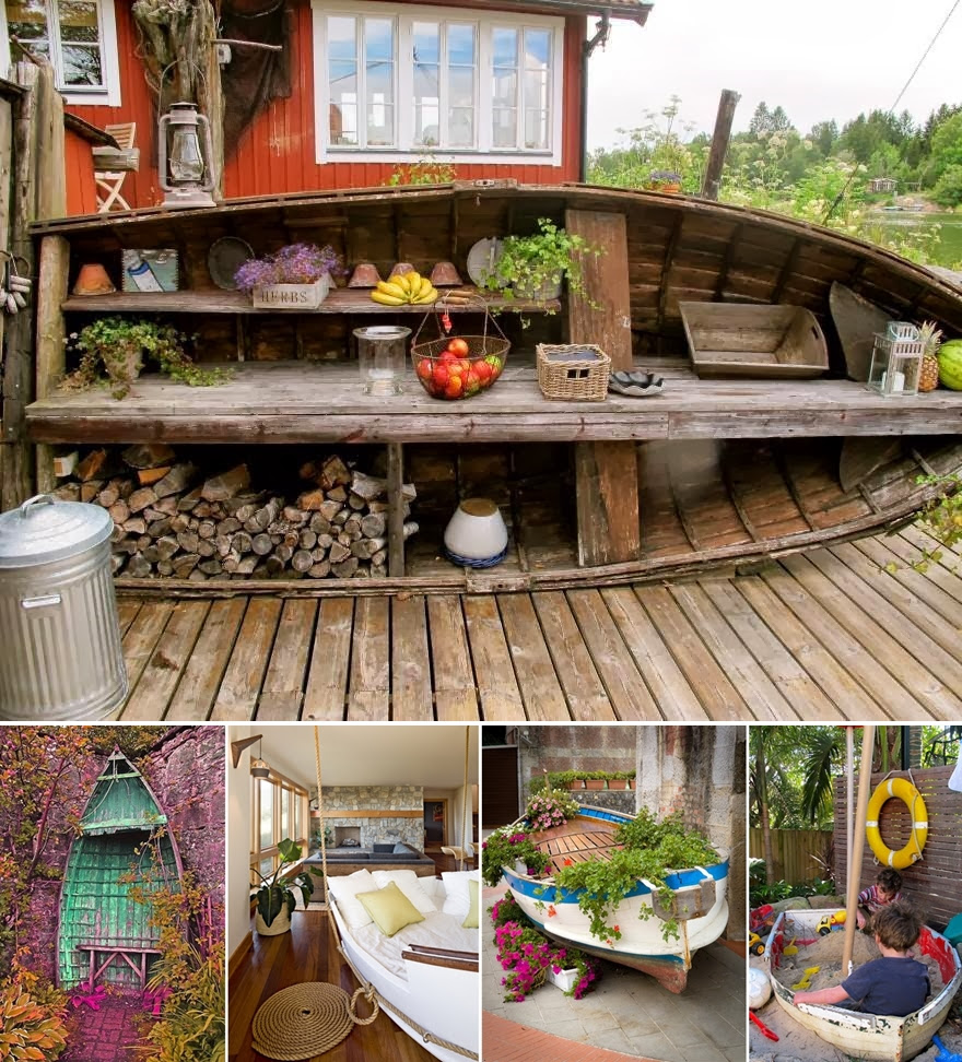 10 Ingenious Ideas to Repurpose Old Boats