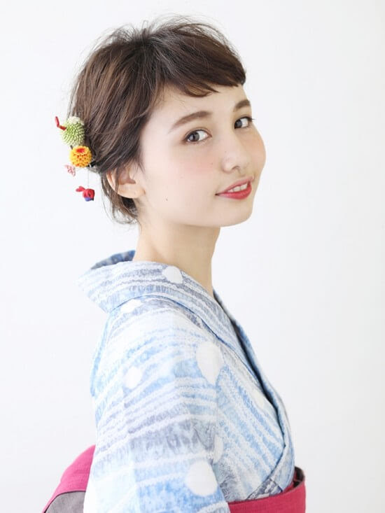 浴衣用の髪型 ショート ボブ編 21 編み込みの簡単ヘアアレンジのやり方を紹介します 春夏秋冬トレンド情報ピポパ発信局