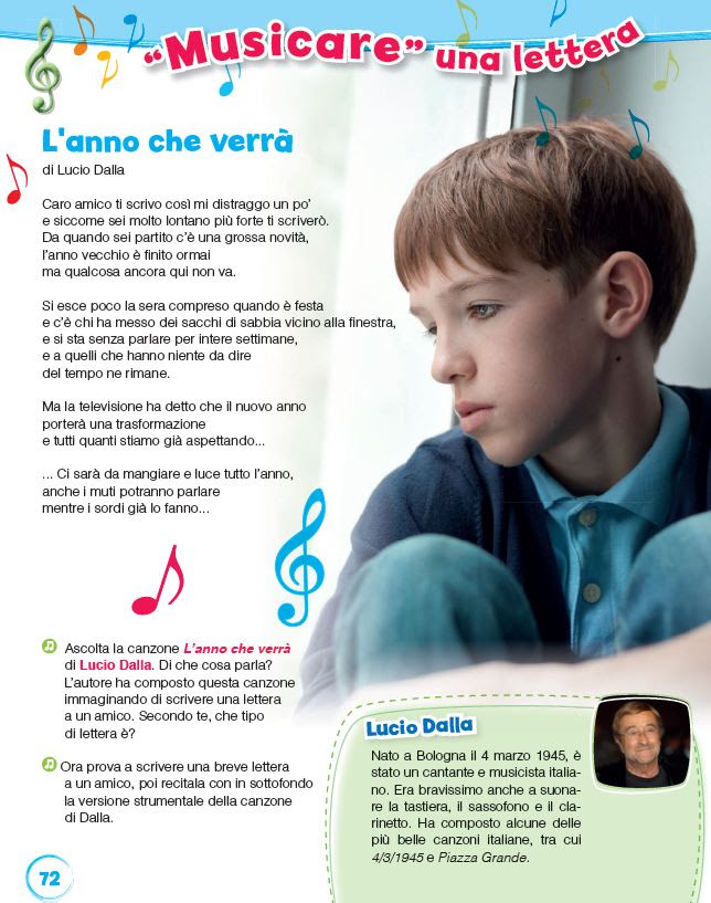 MUSICARE” una lettera… | LO ZAINO DELLA GIO' 23