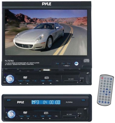 PYLE PLTS76U 7-Inch Motorized Touch Screen TFT/LCD Monitor With DVD/CD/MP3/AM/FM Player