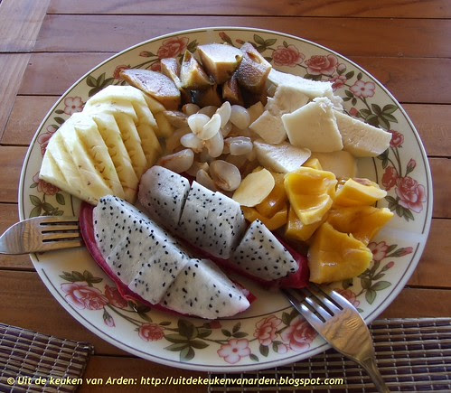 Fruit eten op Bali