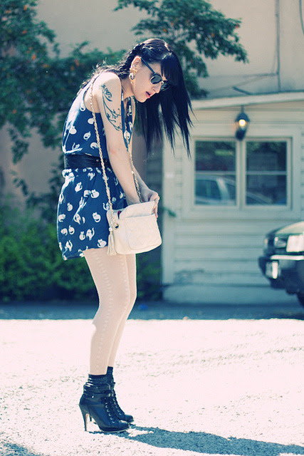tattooed girl