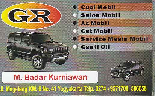 Cuci Mobil GR Yogyakarta