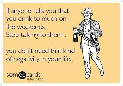 Weekend drinking