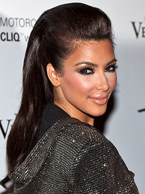 kim kardashian head