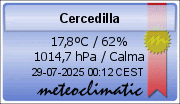 El tiempo en Cercedilla