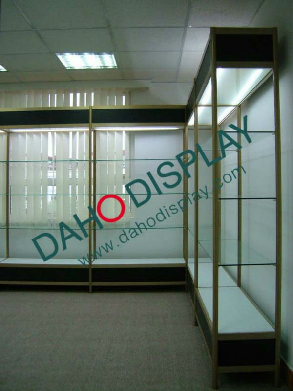 Design Aluminium Glass Showcase For Showroom,Supermarket ...