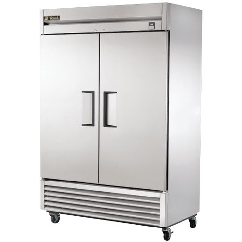 True 49 Cu. Ft. Reach-In Solid Dual Door Stainless Steel Freezer
