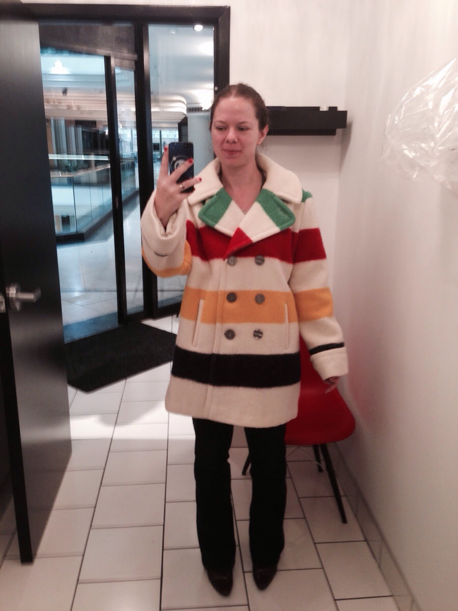 Vintage Hudson Bay Coat Retails At 800 1000 New With Original Shipping Tags Still On It Found At Value Village For 999 Ive Been Wanting One For Years And Am Head Over