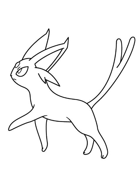 pokemon coloring pages espeon  getcoloringscom
