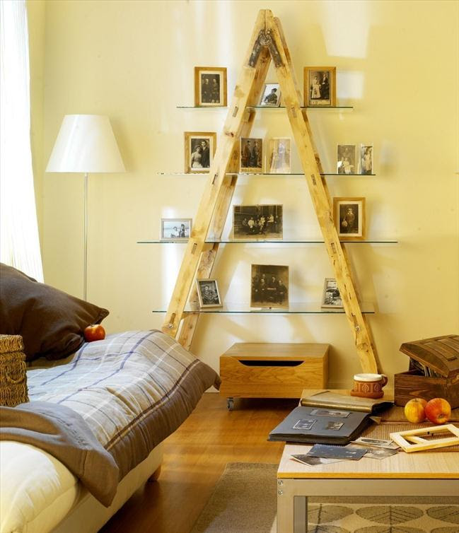 Diy Ladder Shelf Ideas Easy Ways To Reuse An Old Ladder At Home