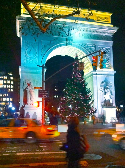 Holiday Lights, Greenwich Village, 2011