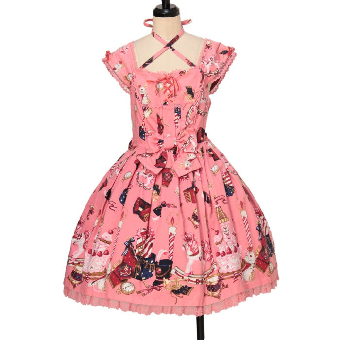 37 割引レッド系 Free Size ついに再販開始 Angelic Pretty Wonderstory ワンピース ひざ丈ワンピース ワンピースレッド系free Size Urbanfarminginstitute Org