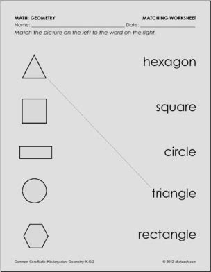 Here are some tips on how to make ma. 13 best images of 2d shapes matching worksheets classifying 3d shapes