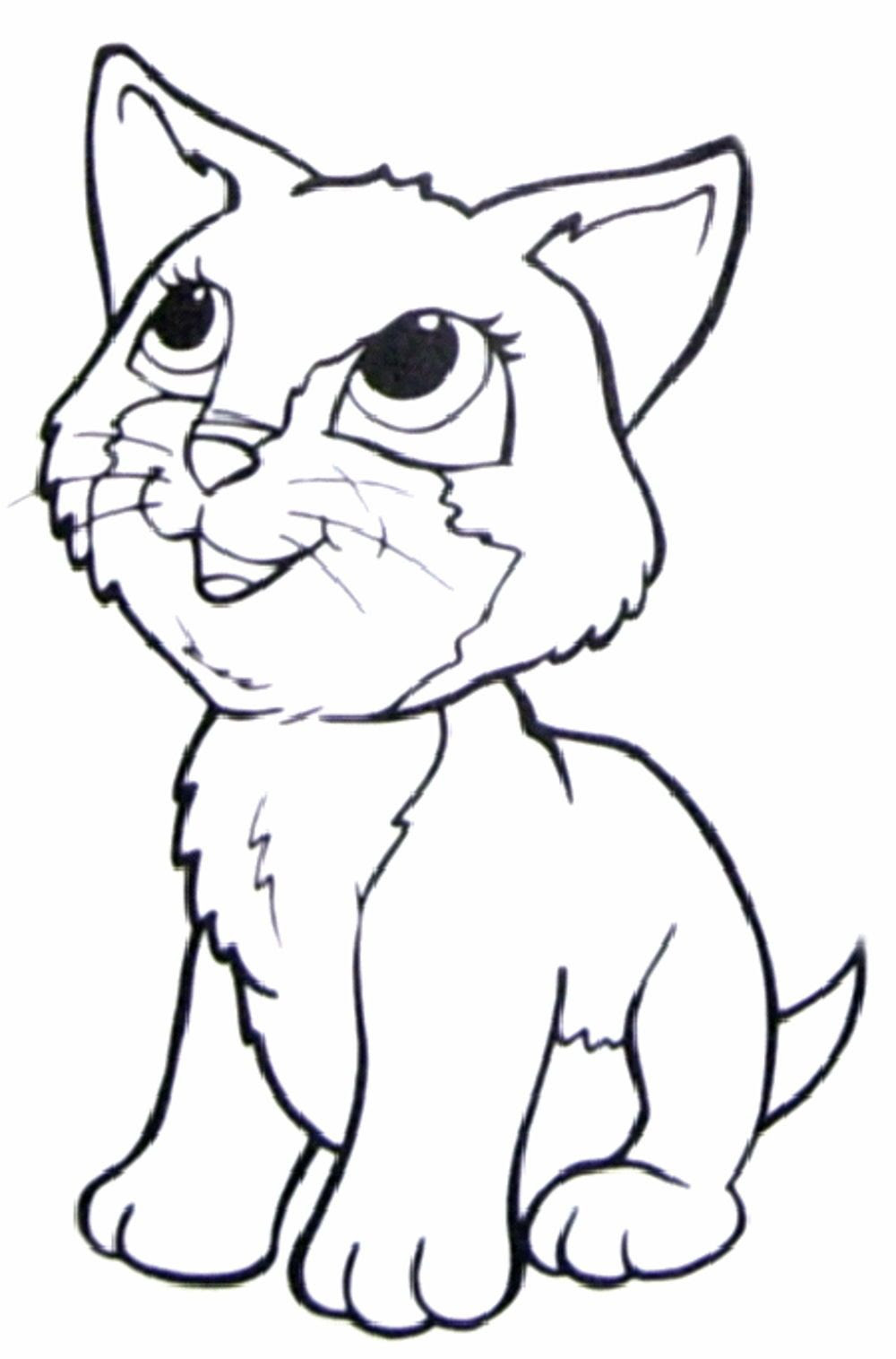 coloring pages of cat coloring home