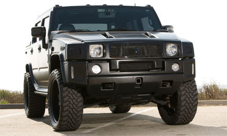 hummer jacked up