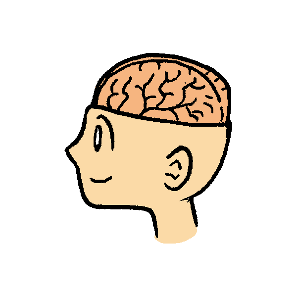 脳のイラスト かわいいフリー素材が無料のイラストレイン