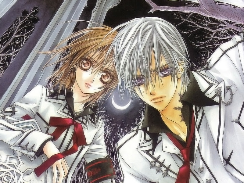 vampire knight zero and yuuki kiss. Zero amp; Yuuki - Vampire Knight