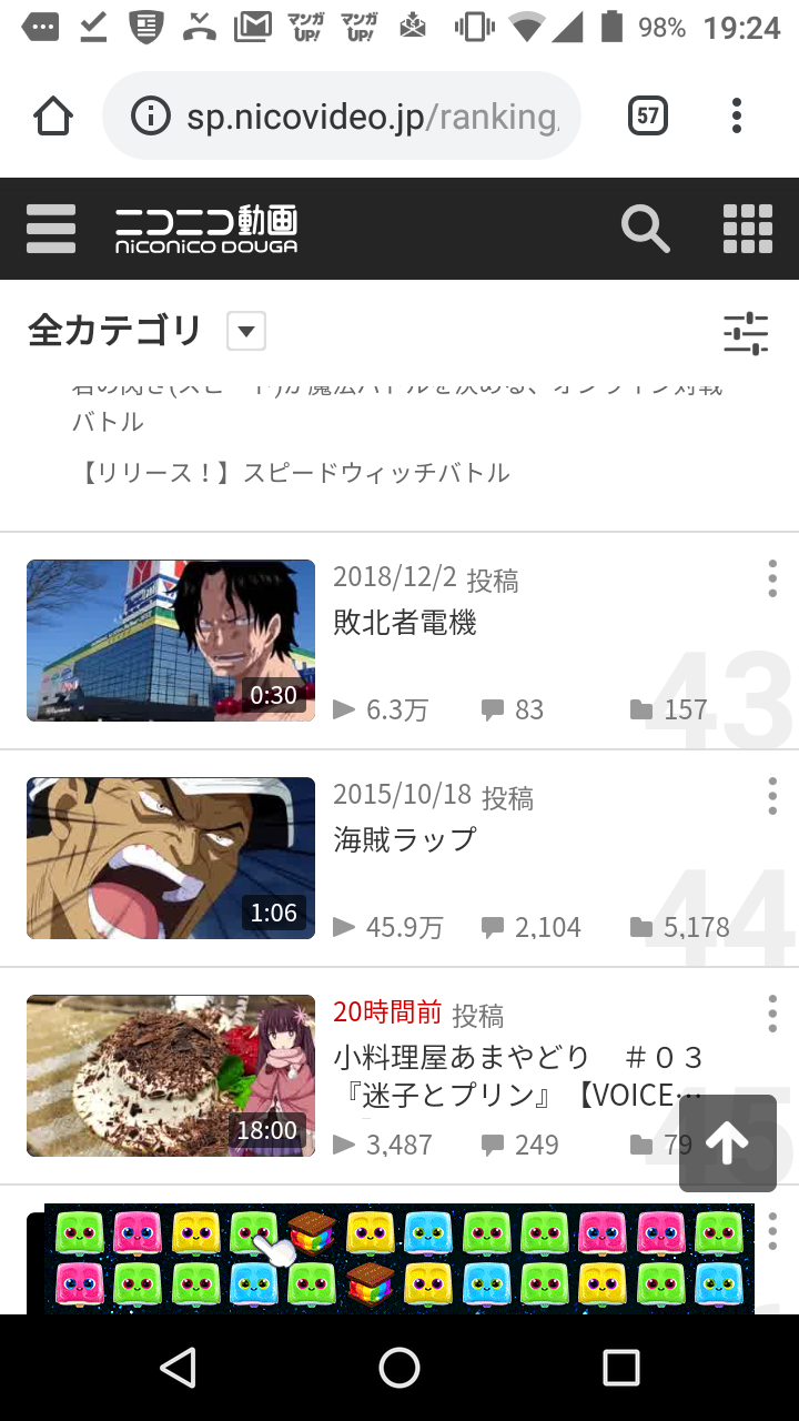 今ニコニコでワンピースの敗北者ネタが流行ってるんだが ぴた速
