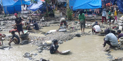 Kadis Lingkungan Hidup Malteng Kaget Ada aktifitas Produksi Merkuri di Assilulu