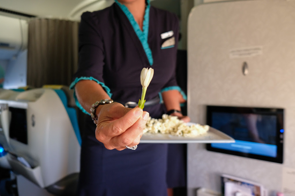 Boarding Business Class 