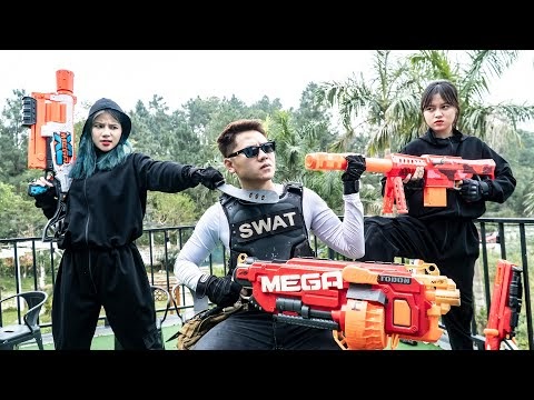 Alpha Nerf War : The Expendables SEAL X Warriors Nerf Guns Fight Dr Lee ...